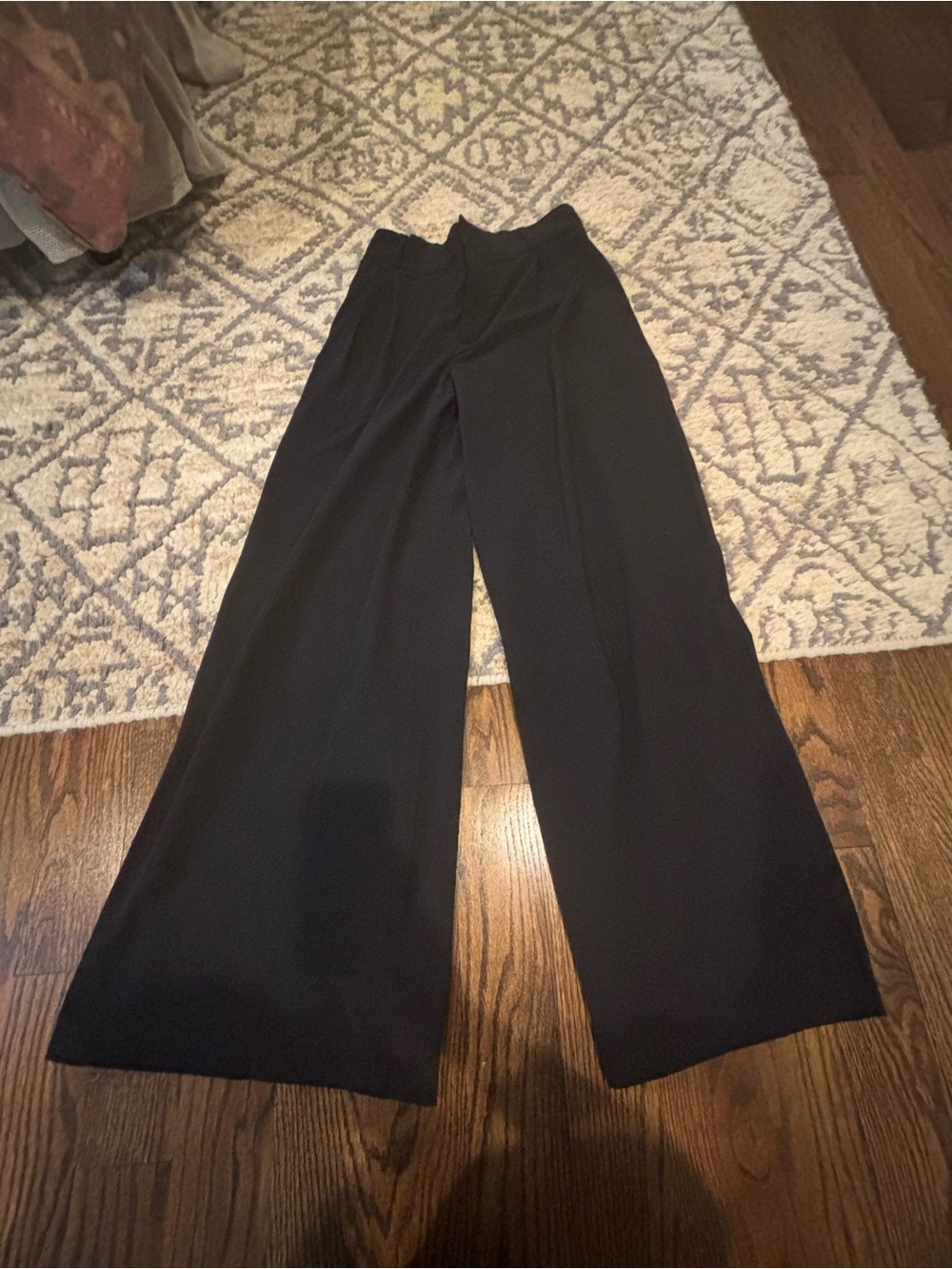 ALO Yoga Black Dreamscape Trouser High-Rise Pants